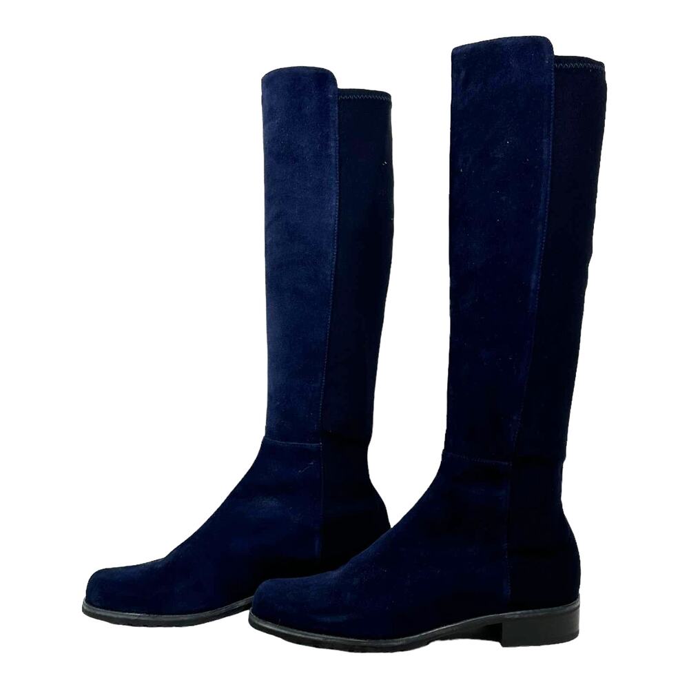 Stuart Weitzman two tone leather 5050 knee length boots size 7M